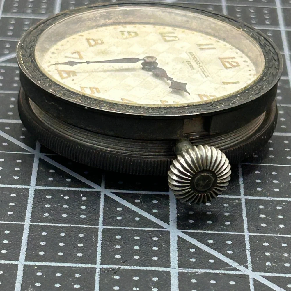 Sandoz-Vuille 8 Days Swiss Pocket Watch‎ Mechanical Complete Not Running Vintage